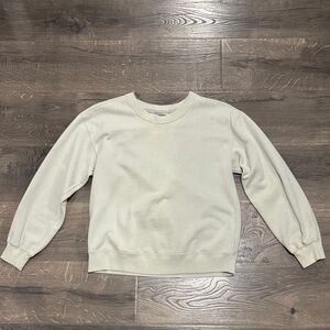 Abercrombie & Fitch Women's Crewneck Sweater in Light Beige